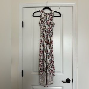 PaperDoll Floral Patterned High Low Dress